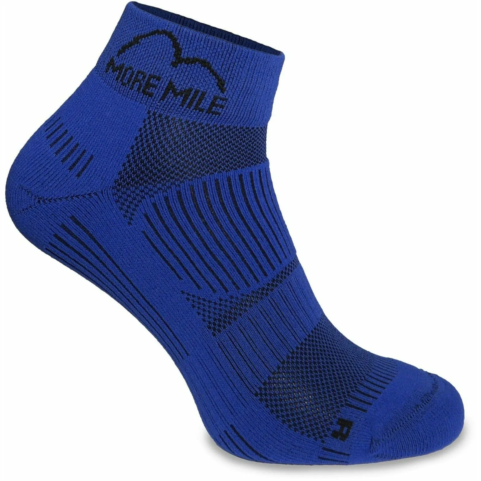 More Mile London 2.0 (3 Pack) Eco Friendly Womens Running Socks - Multi