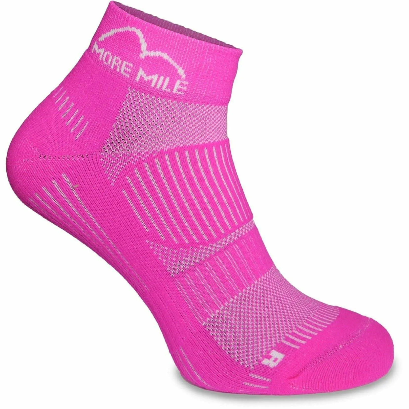 More Mile London 2.0 (3 Pack) Eco Friendly Womens Running Socks - Multi