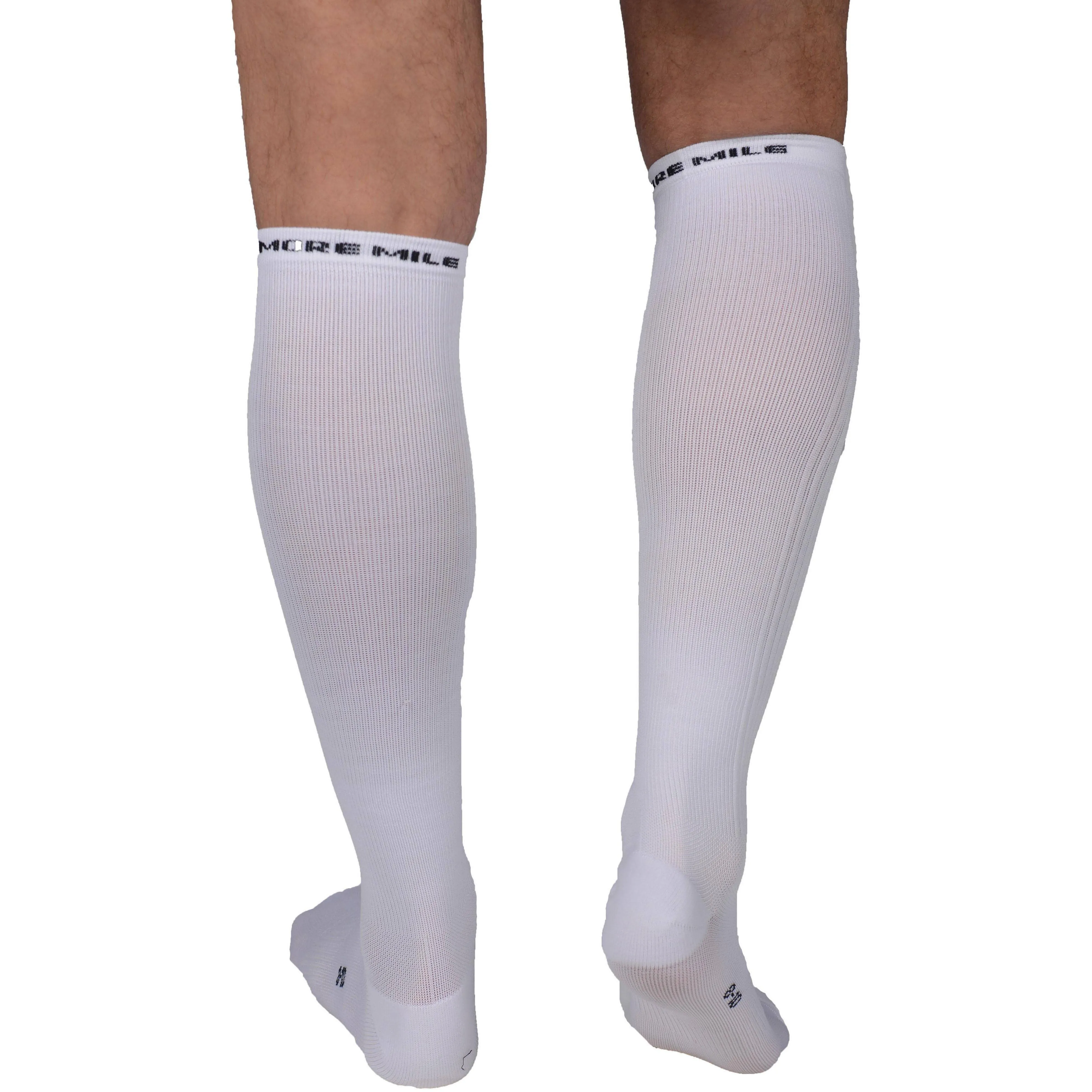 More Mile Tokyo Compression Socks - White