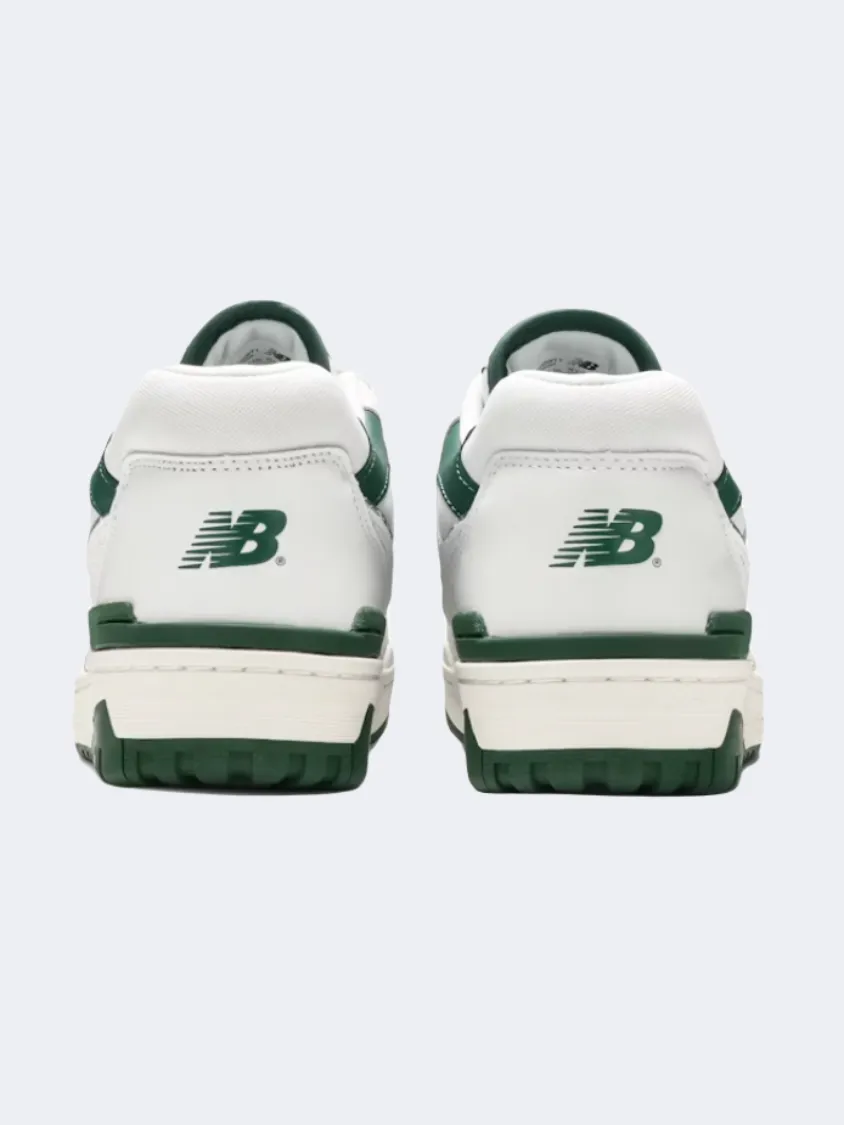 New Balance Bb550 Unisex Lifestyle Shoes White/Green