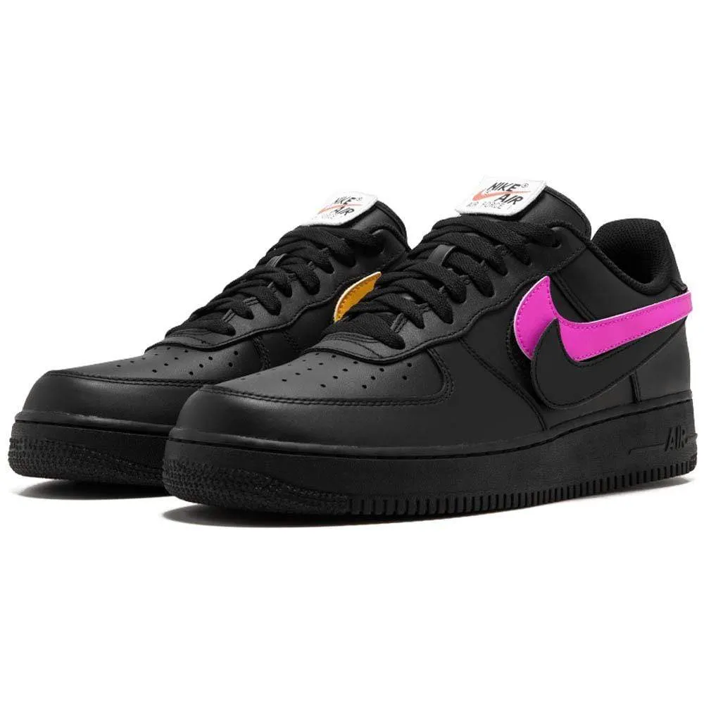 Nike Air Force 1 07 QS Velcro Black Swoosh Pack