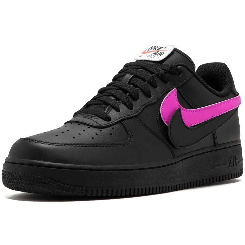 Nike Air Force 1 07 QS Velcro Black Swoosh Pack