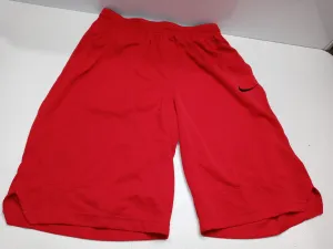 Nike Dri-FIT Icon, Men's Basketball Shorts, Athletic Shorts with Side Pockets, University Red/University Red, M-T