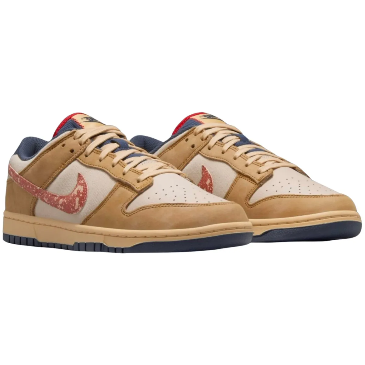 Nike Men's Dunk Low Wheat/Sanddrift/Celestial Gold/Burnt Sunrise