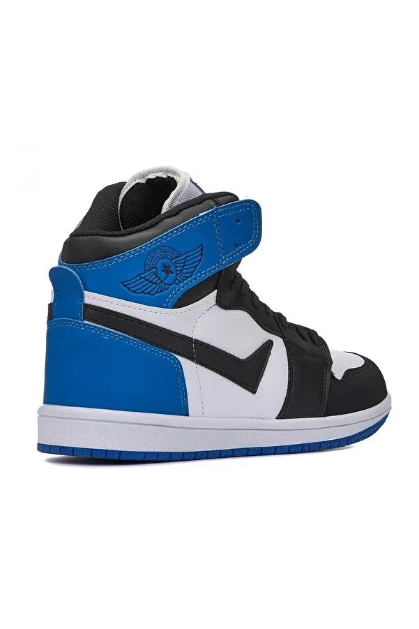 Nstil Boy's Blue- Black- White Casual Basketball Sport Shoes