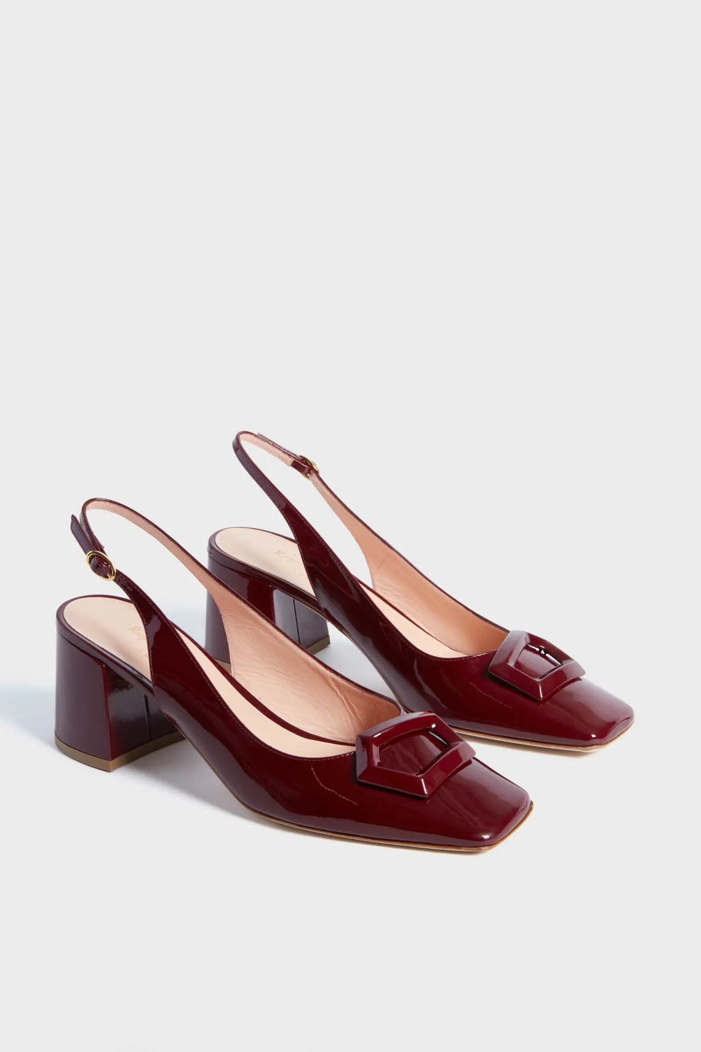 Patent Bordeaux Myola Heels