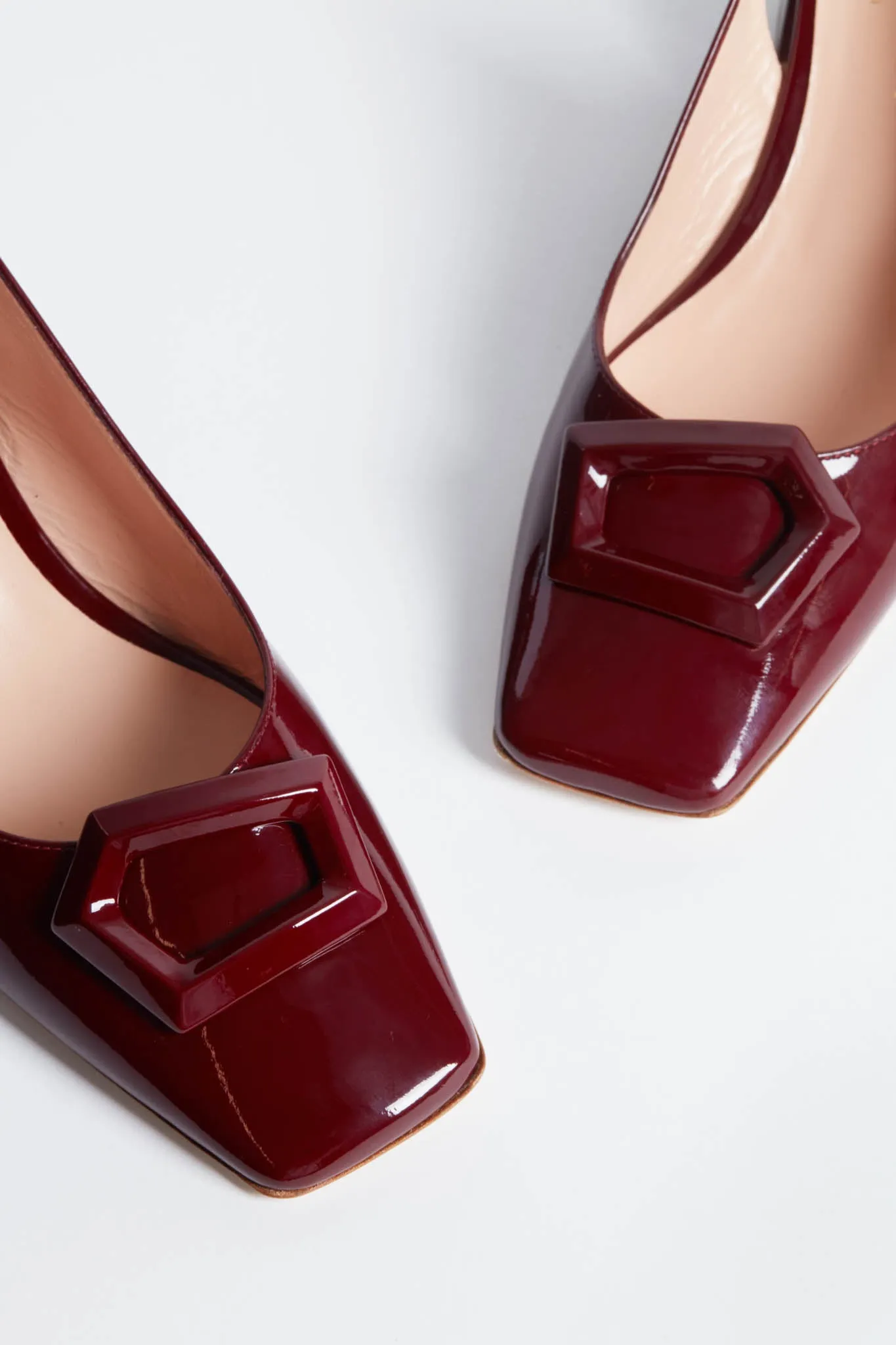 Patent Bordeaux Myola Heels