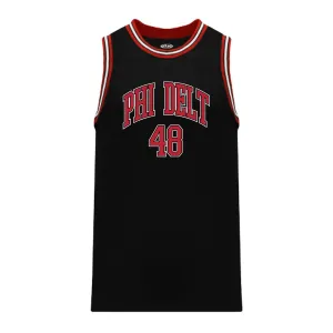 Phi Delt Black Basketball Jersey