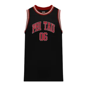 Phi Tau Black Basketball Jersey