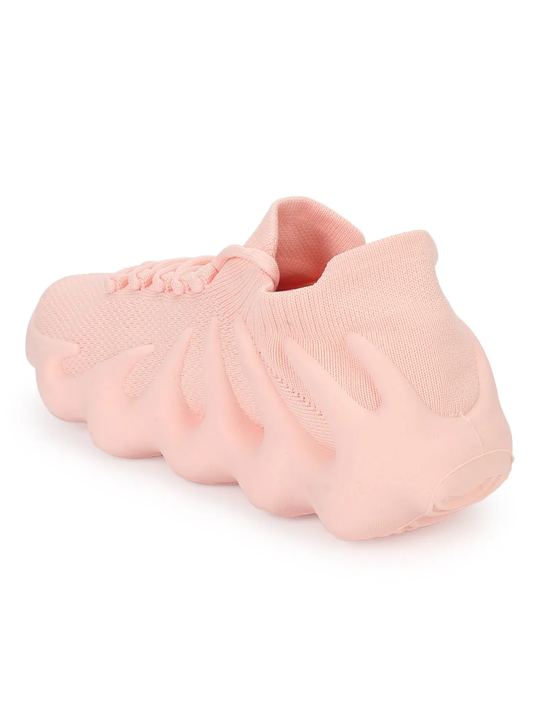 Pink Mesh Slip-On Sneakers (TC-RS3445-PNK)