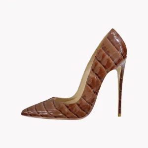 Pre Order:  Nude Tone Snakeskin Pumps