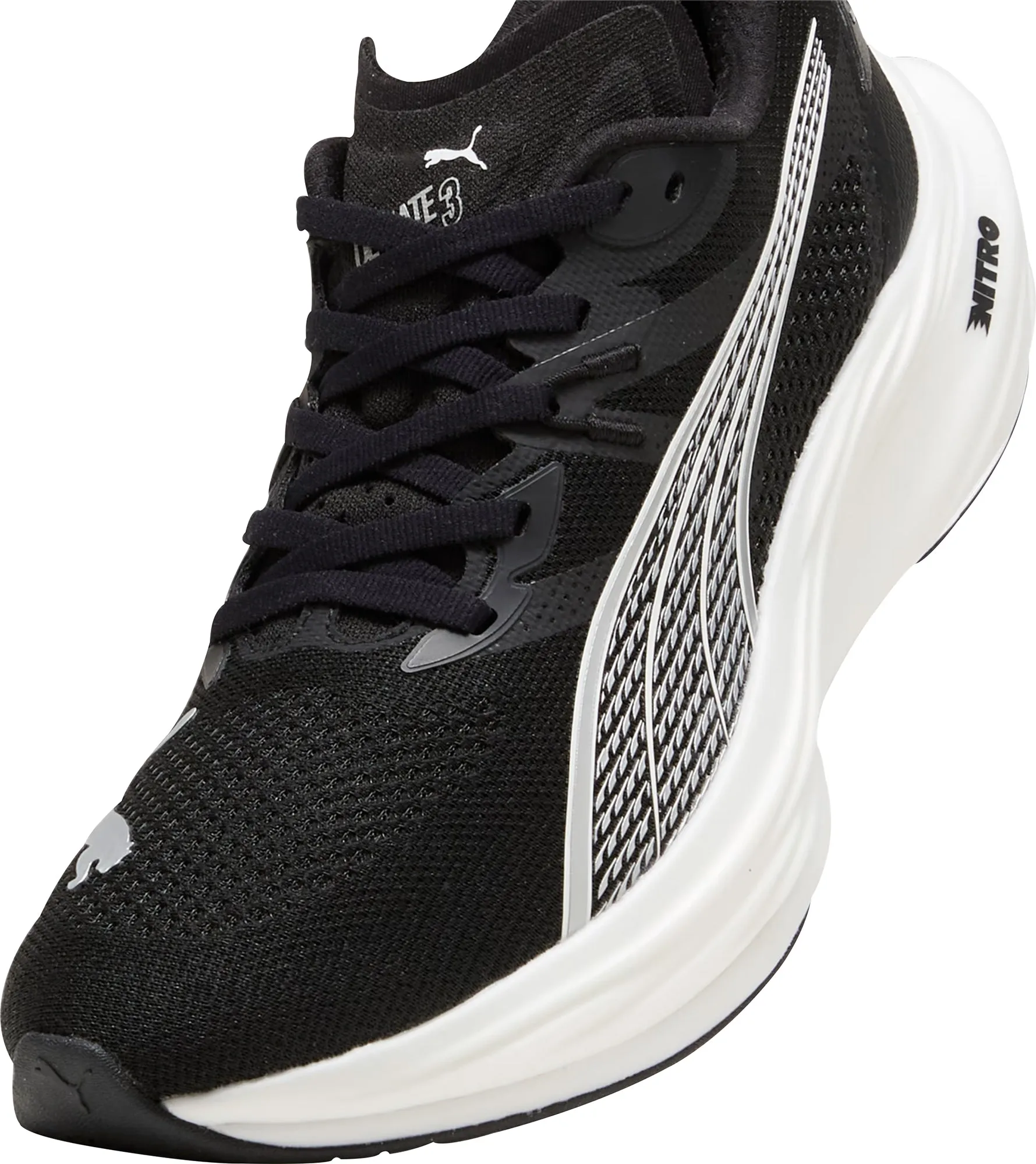 Puma Deviate Nitro 3 Mens Running Shoes - Black