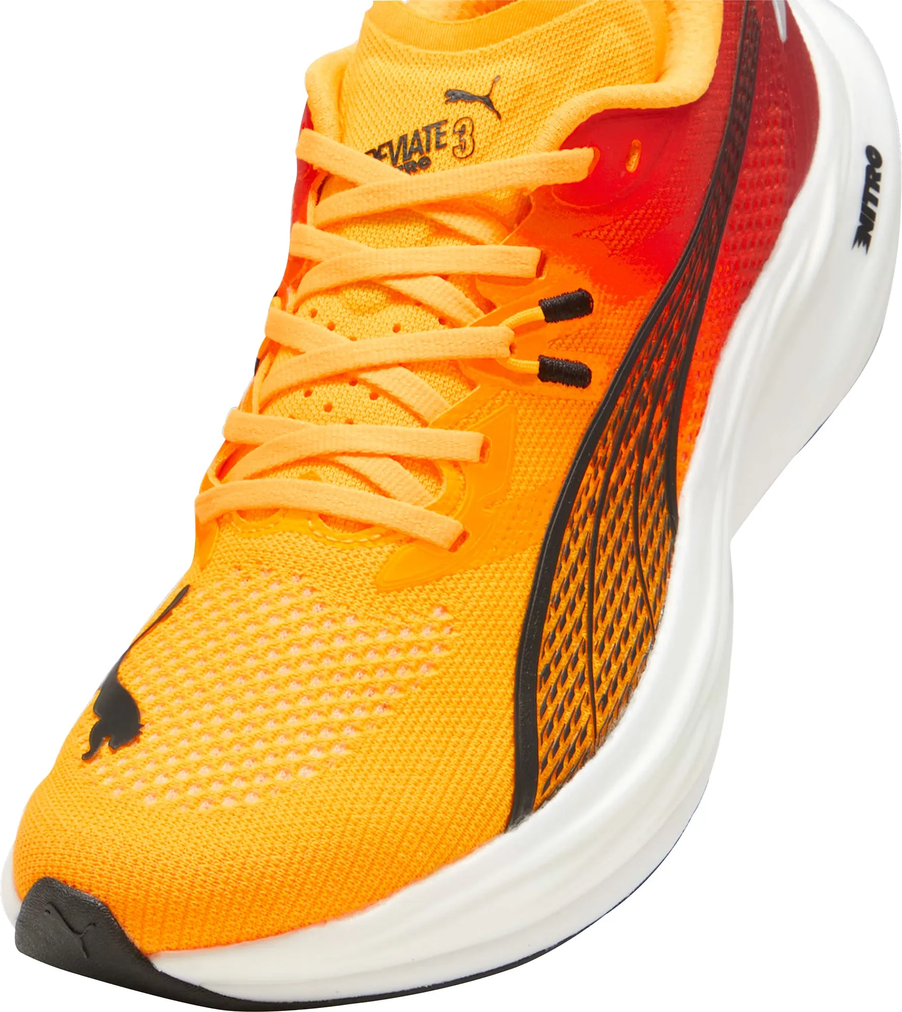 Puma Deviate Nitro 3 Mens Running Shoes - Orange