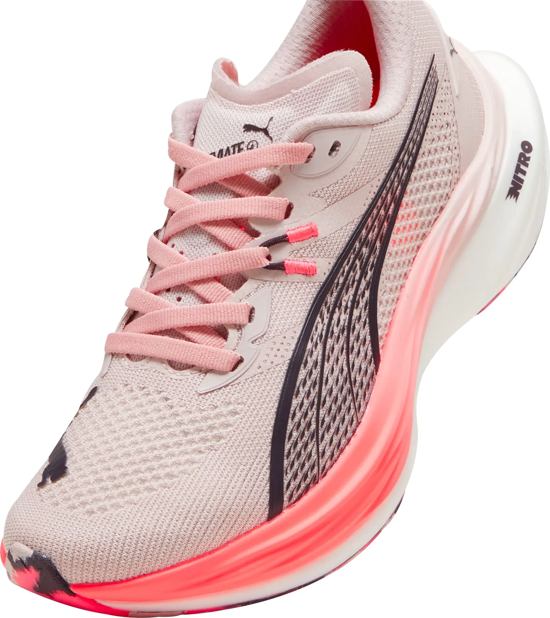 Puma Deviate Nitro 3 Womens Running Shoes - Pink