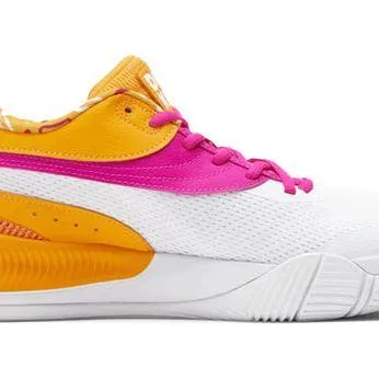 Puma Men's Dunkin Donuts Iced Coffee Day Shoes - White / Pink Glow / Orange