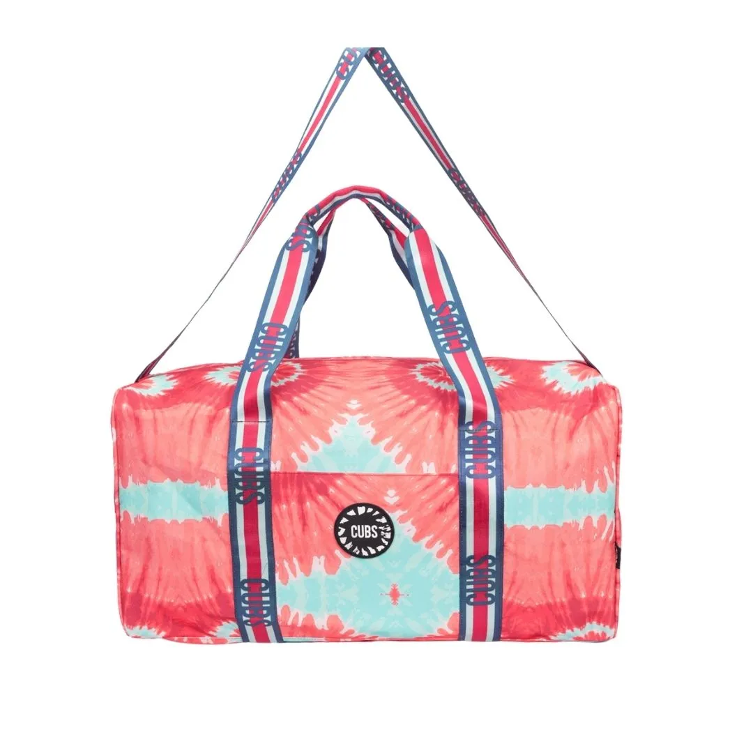 Red Tie Dyeduffle bag