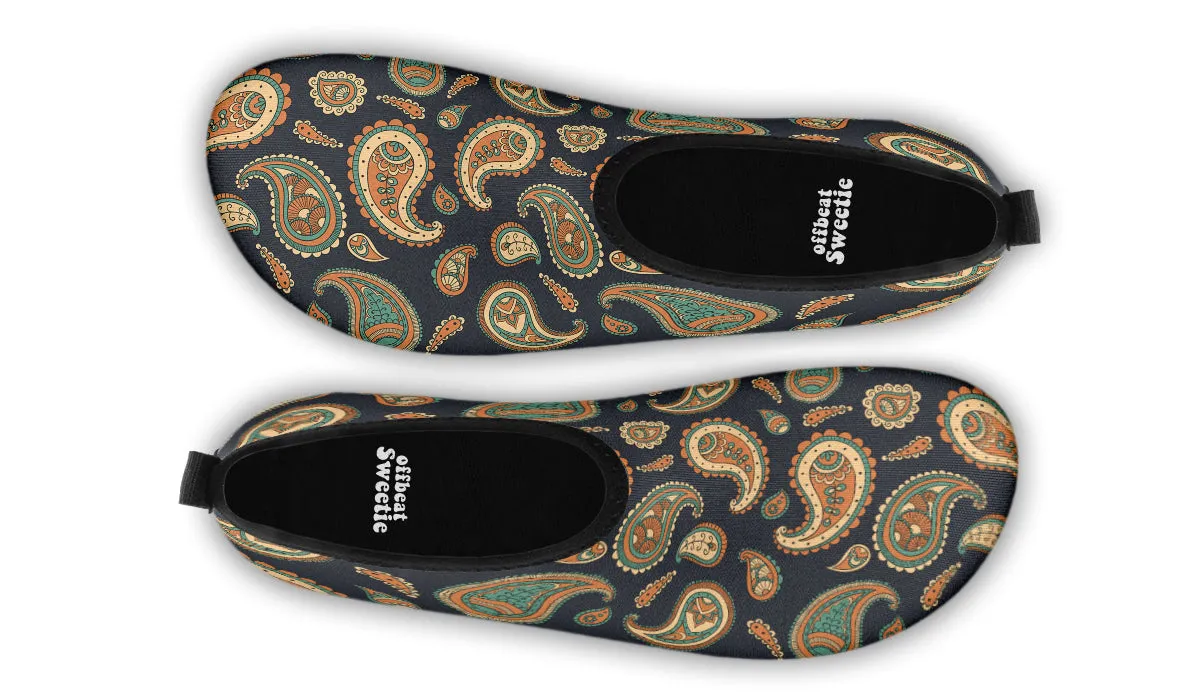 Retro Paisley Water Shoes