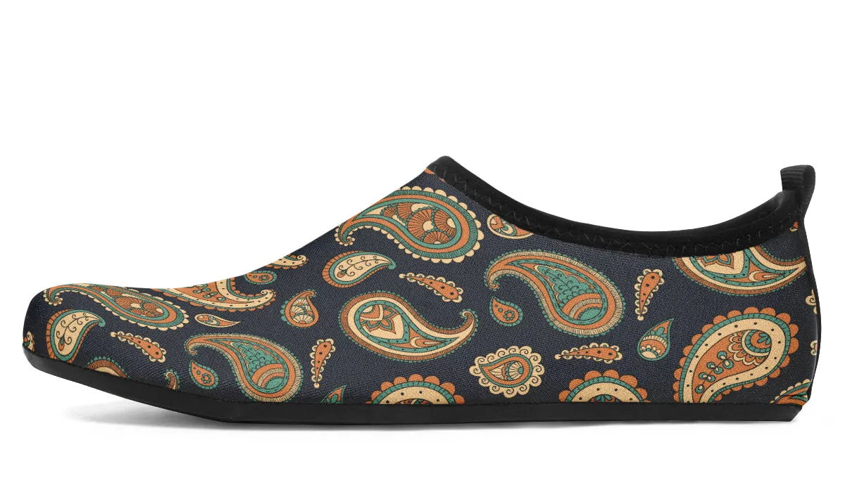 Retro Paisley Water Shoes