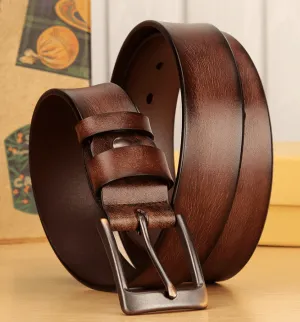 Semi Gloss Dress Leather Belt