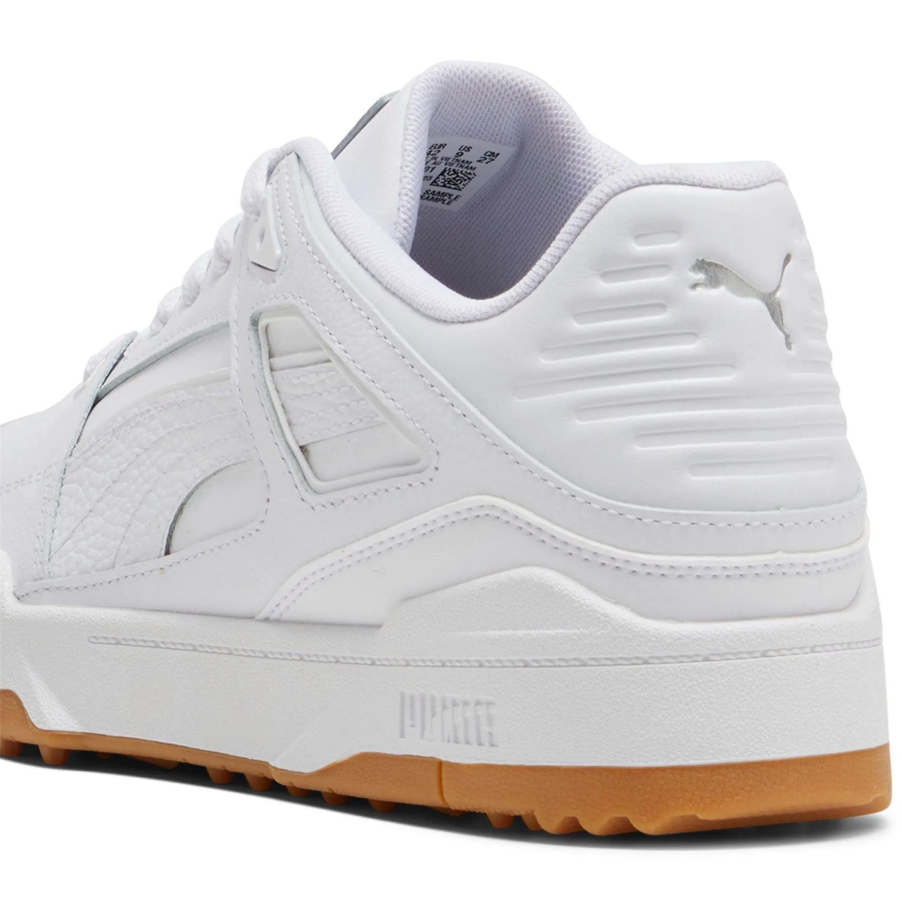 Slipstream Leather Spikeless Waterproof Golf Shoes White - AW24