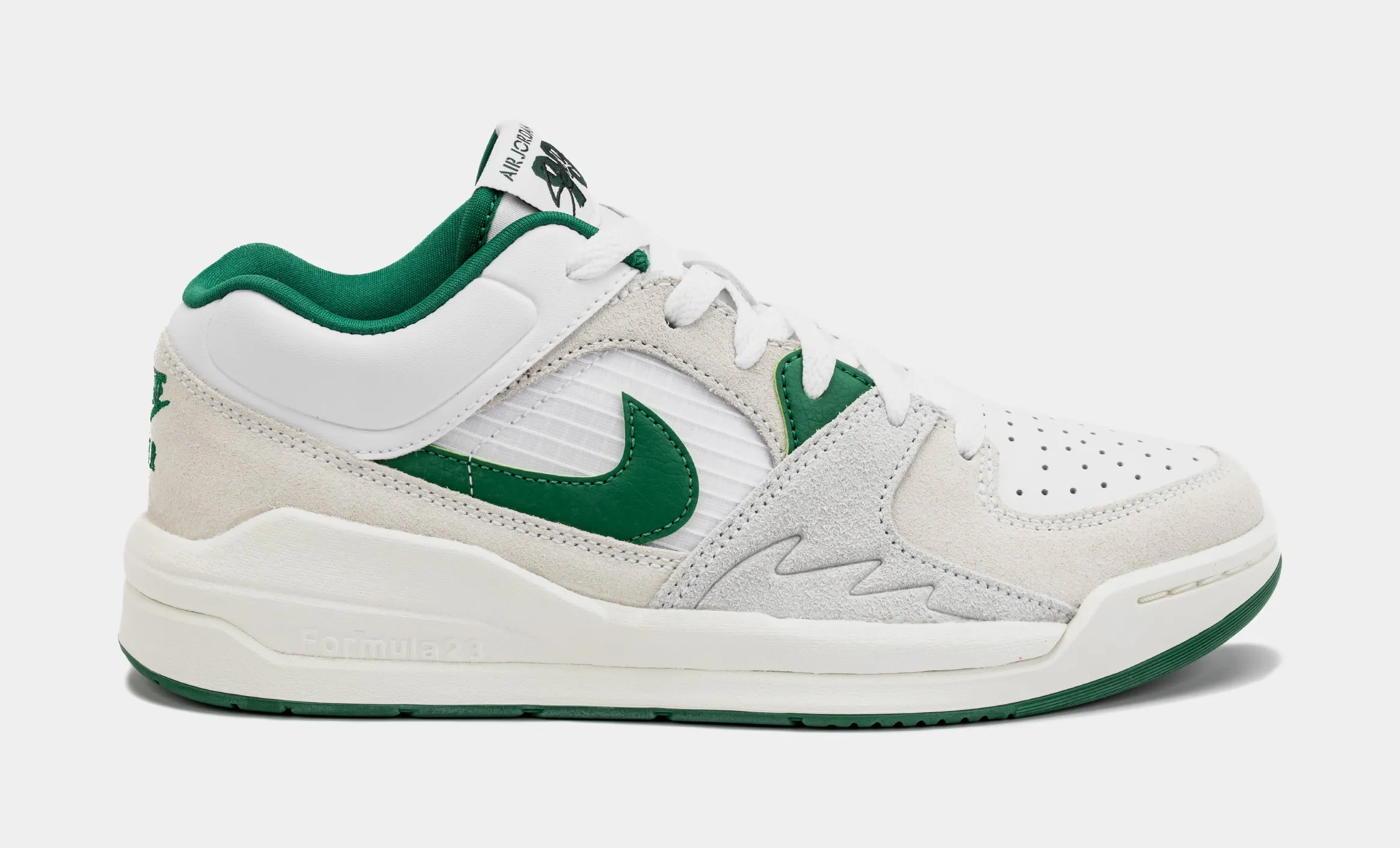 Stadium 90 Grade School Lifestyle Shoes (White/Green)