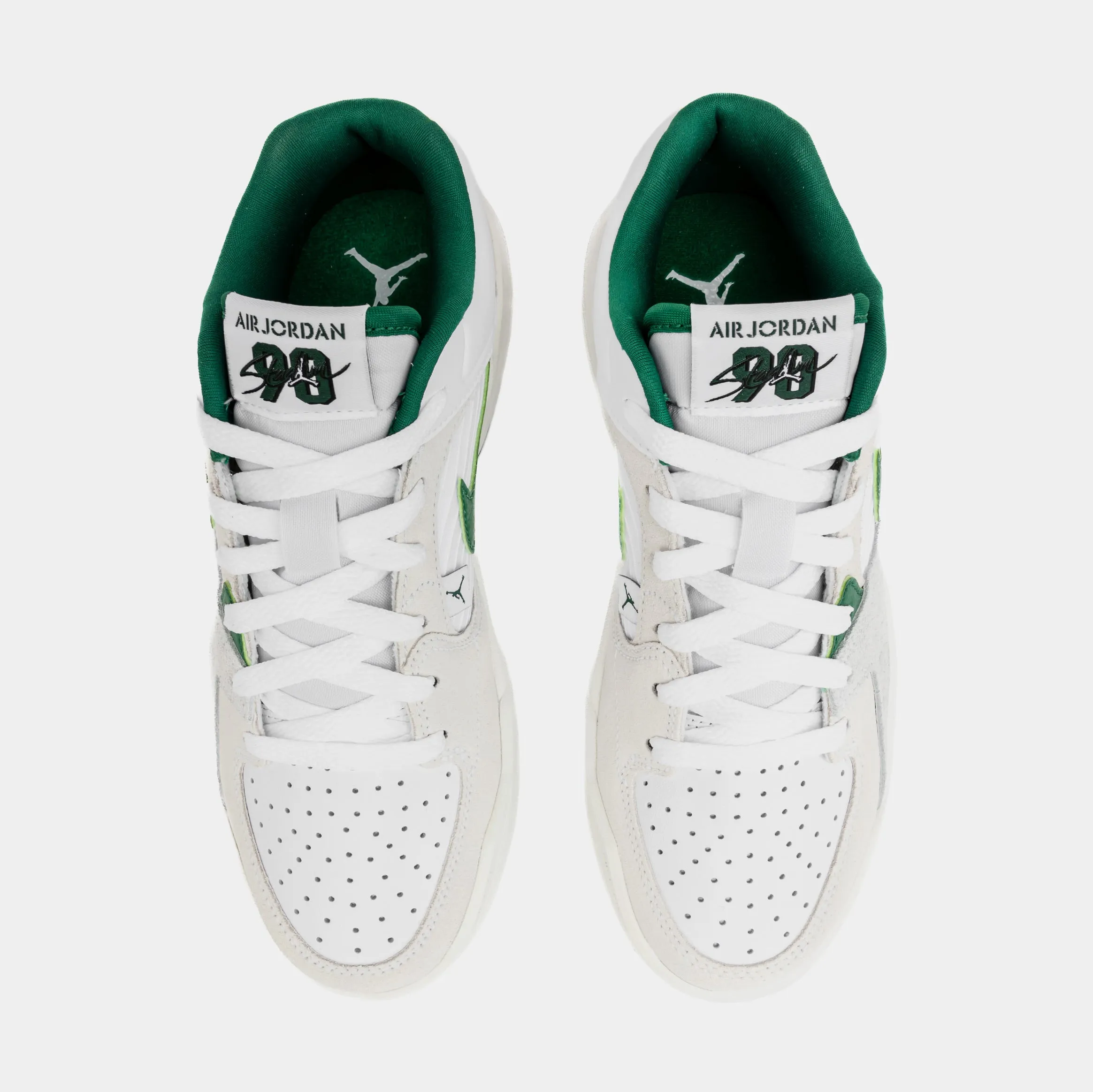 Stadium 90 Grade School Lifestyle Shoes (White/Green)