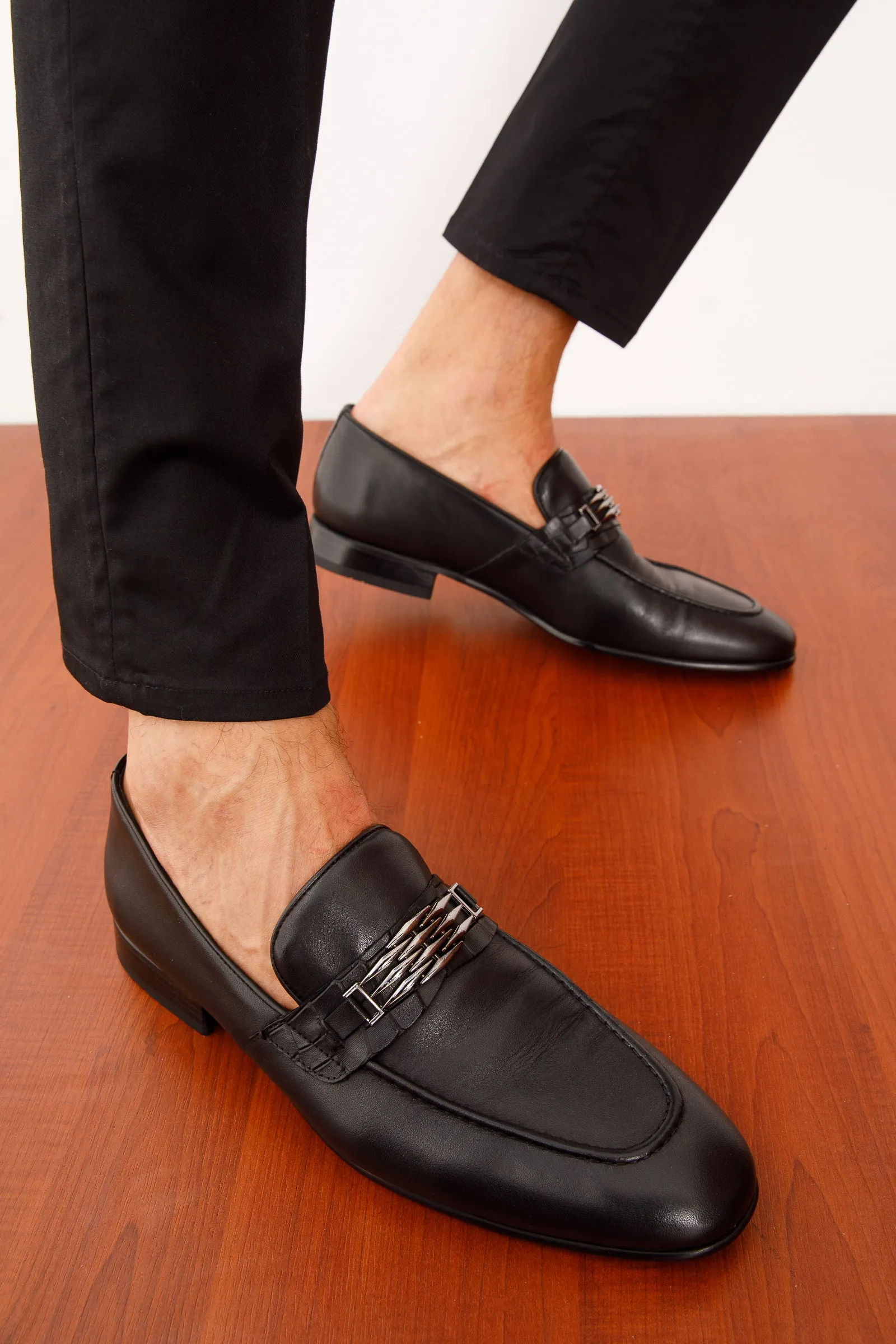 The Bogota Black Bit Loafer Men Shoe