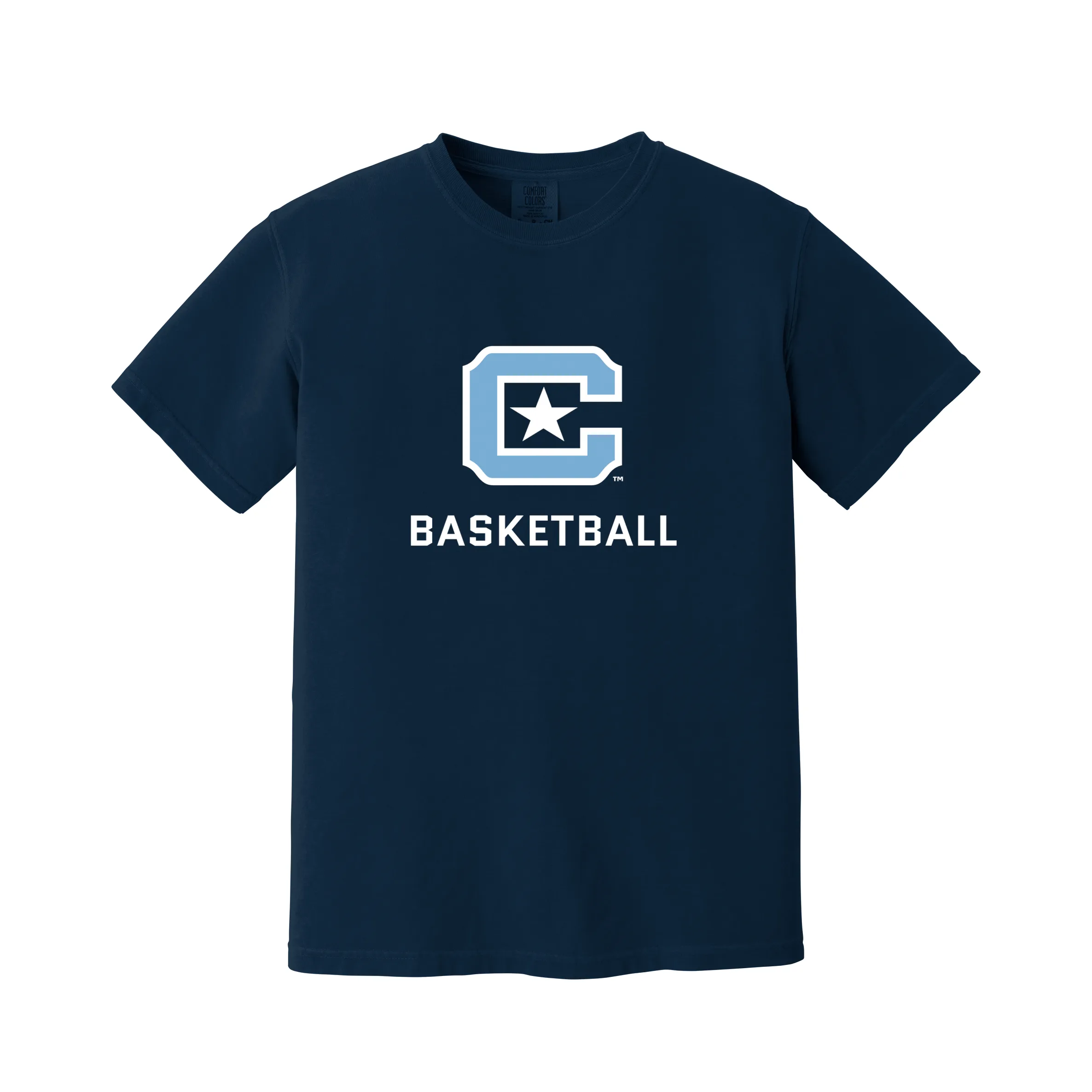 The Citadel C, Sports - Basketball,  Comfort Colors ® Heavyweight Ring Spun Tee Shirt