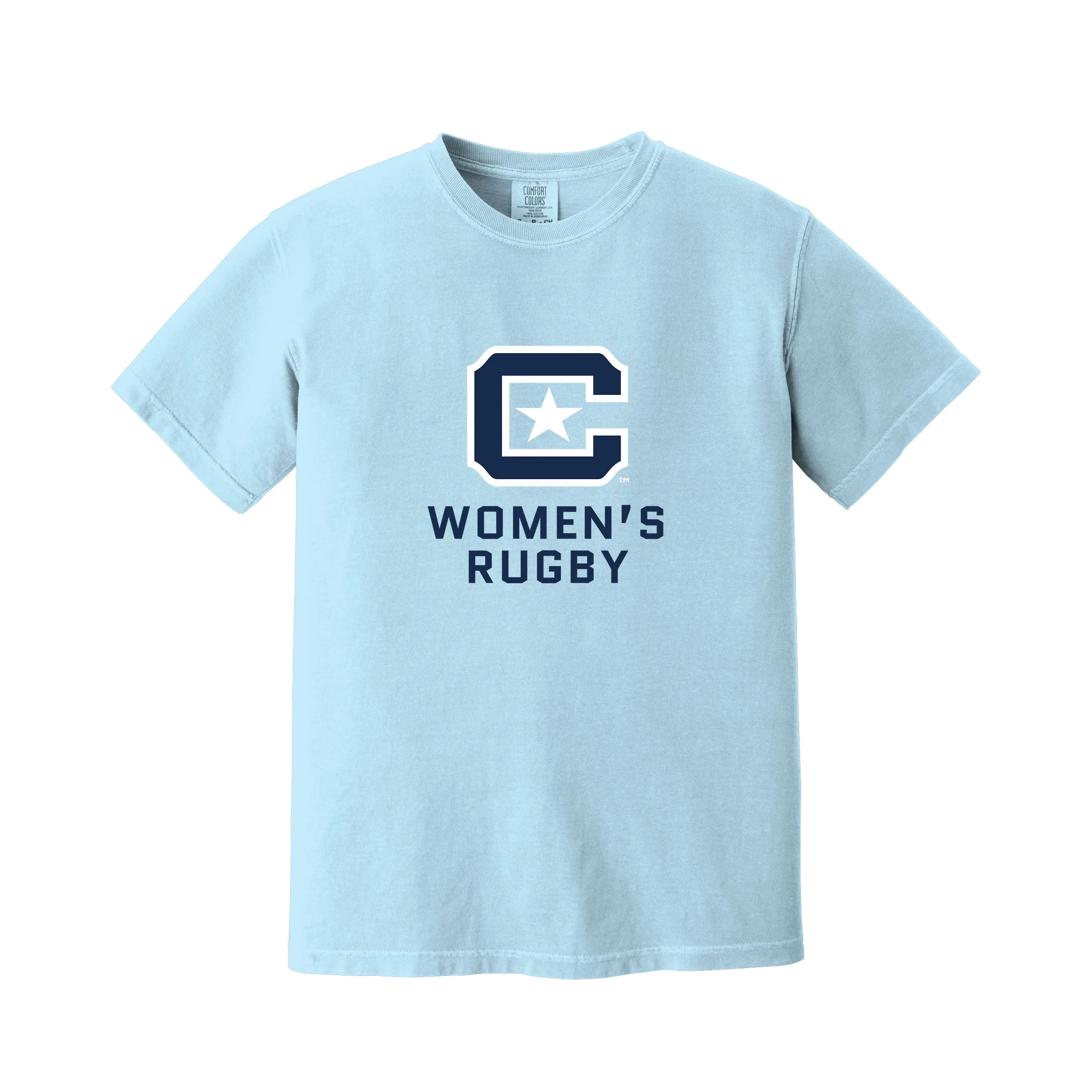 The Citadel C, Sports - Women's Rugby,  Comfort Colors ® Heavyweight Ring Spun Tee Shirt