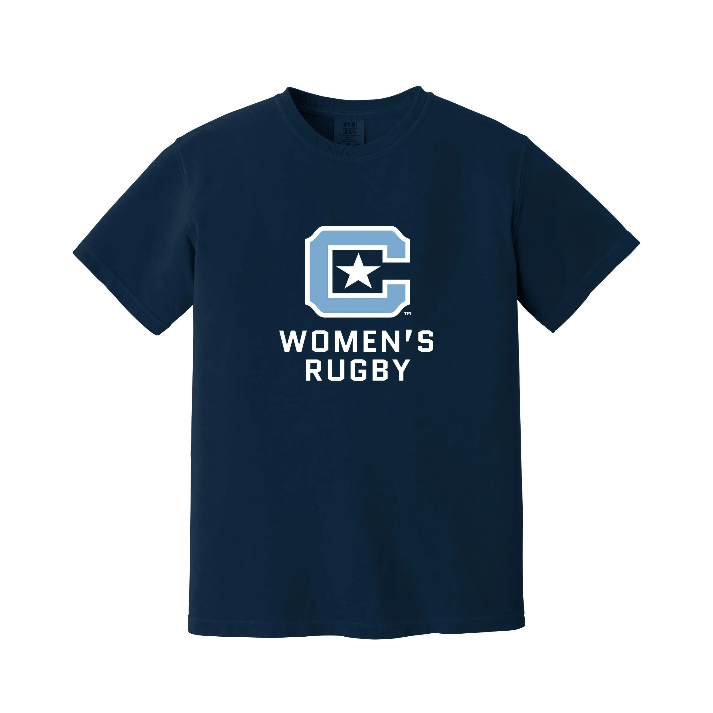 The Citadel C, Sports - Women's Rugby,  Comfort Colors ® Heavyweight Ring Spun Tee Shirt