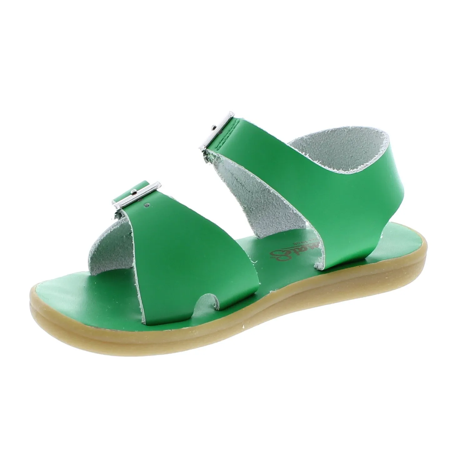 Tide Casual Kid's Leather Sandal - Kelly Green