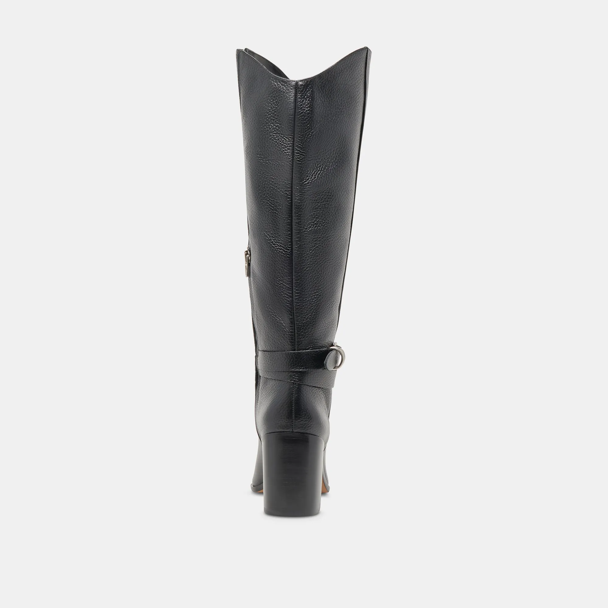 TYRONE WIDE CALF BOOTS BLACK LEATHER