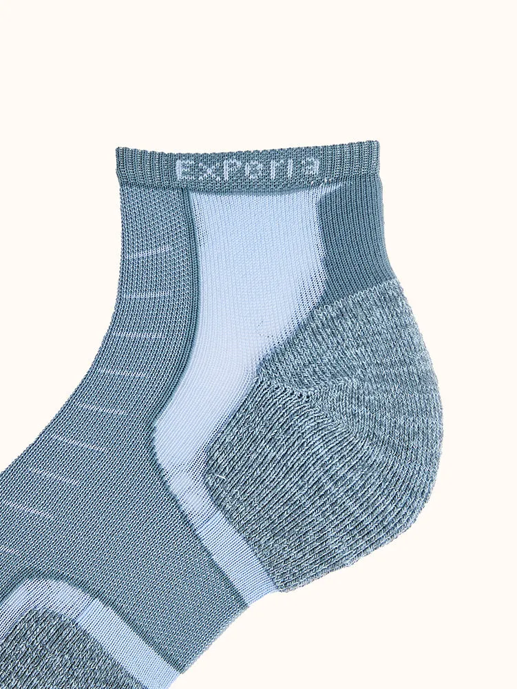 Unisex Padded Low-Cut Fitness Socks