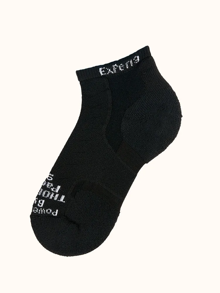 Unisex Padded Low-Cut Fitness Socks