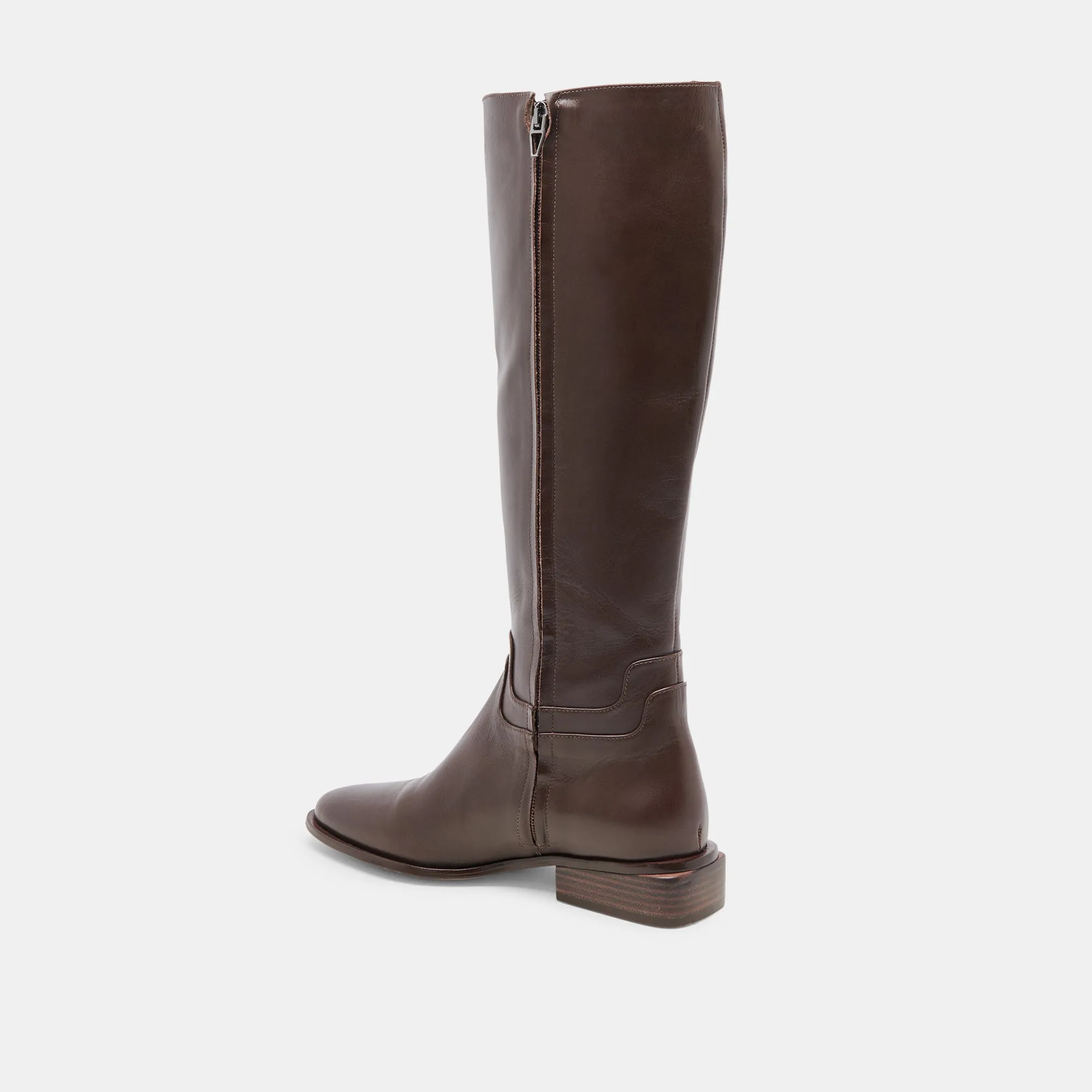 VERDI WIDE CALF BOOTS WALNUT LEATHER