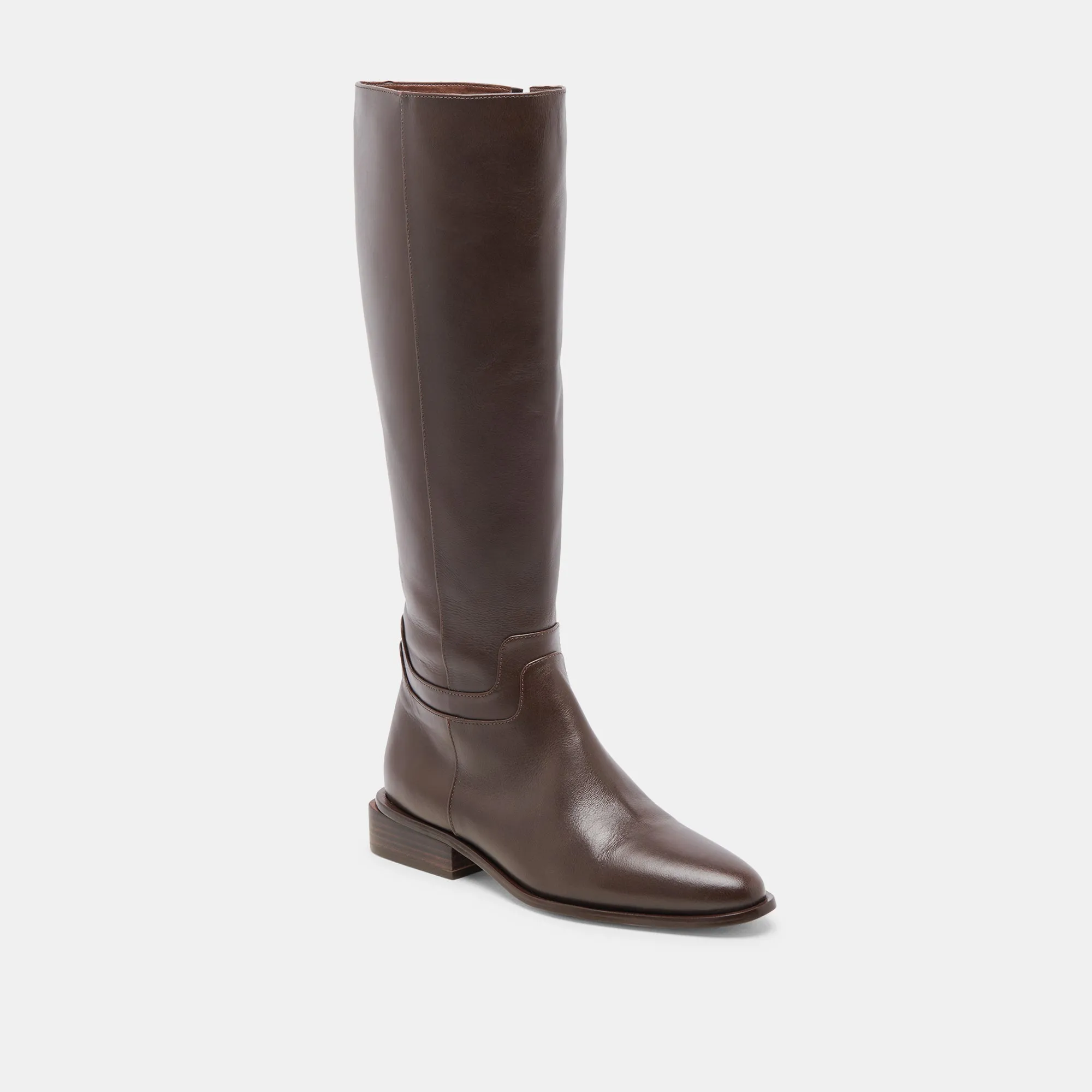 VERDI WIDE CALF BOOTS WALNUT LEATHER