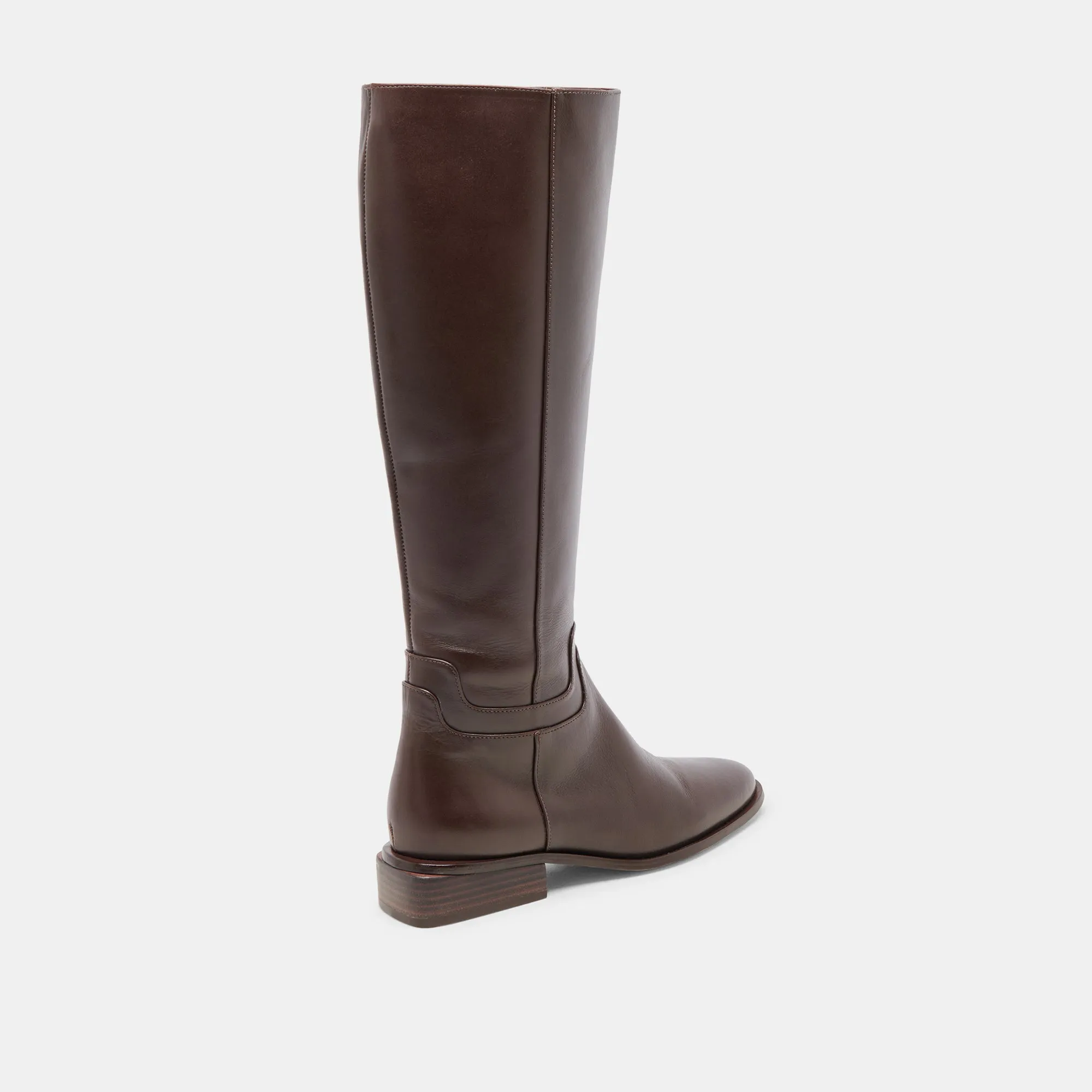 VERDI WIDE CALF BOOTS WALNUT LEATHER