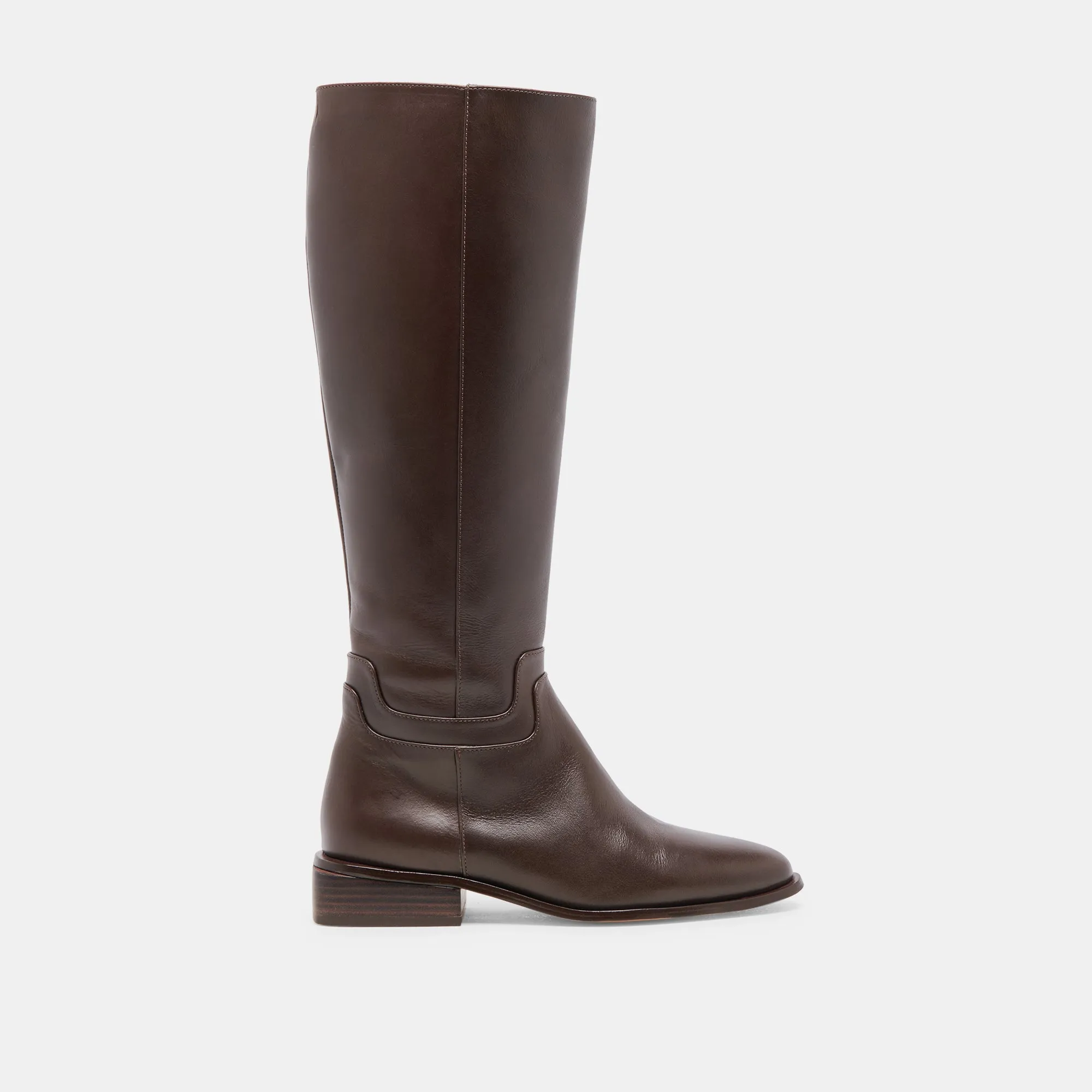 VERDI WIDE CALF BOOTS WALNUT LEATHER