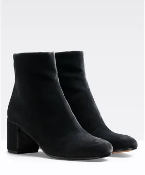 Vince Graphite Velvet Blakely Bootie