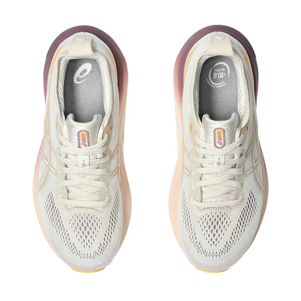 Women's Gel-Kayano 31 Running Shoe - Oatmeal/Pearl Pink - Regular (B)