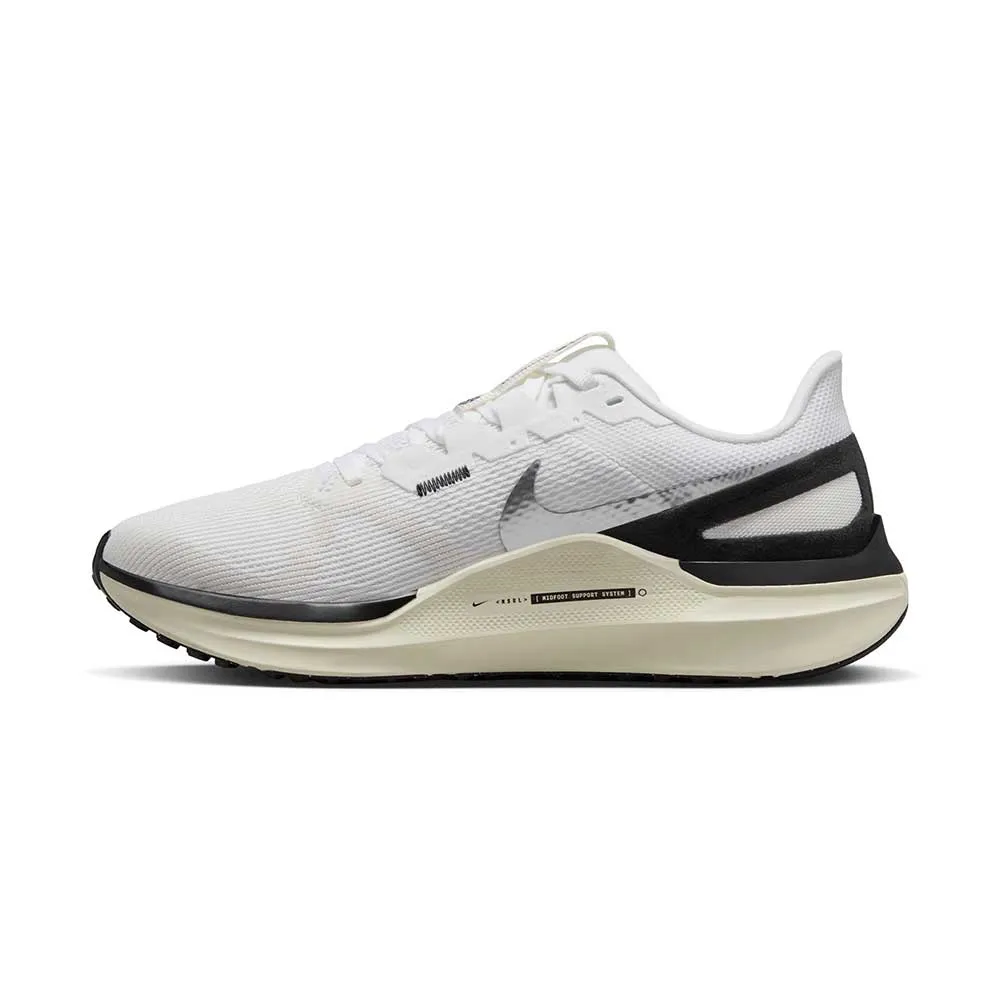 Women's Nike Structure 25 Running Shoe  - White/Sail/Coconut Milk/Black - Regular (B)