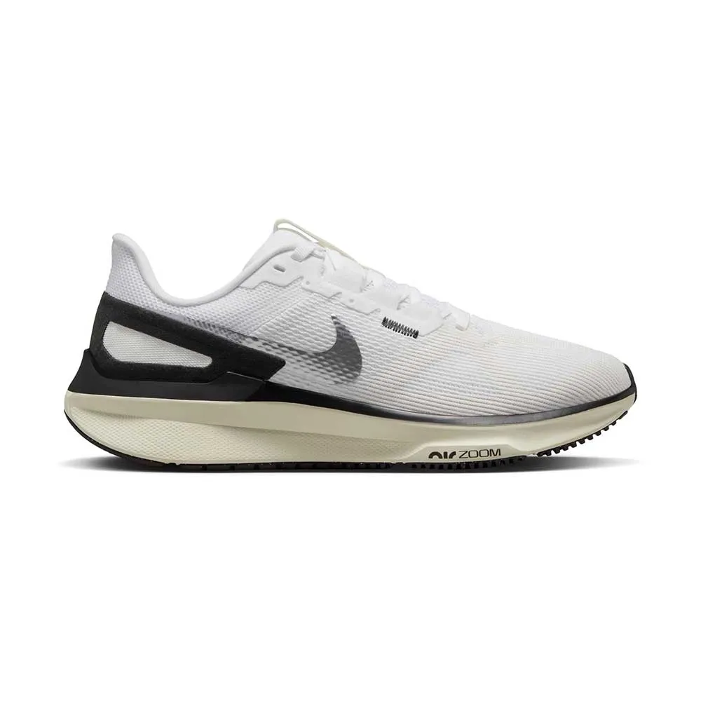 Women's Nike Structure 25 Running Shoe  - White/Sail/Coconut Milk/Black - Regular (B)