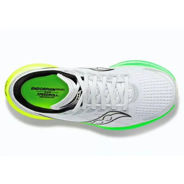 Womens Saucony Endorphin Speed 3 - White / Slime